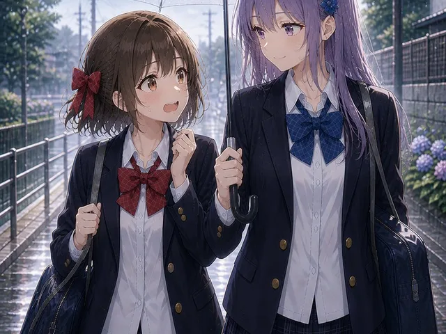 Rainy After-School Umbrella Friends preview image 1