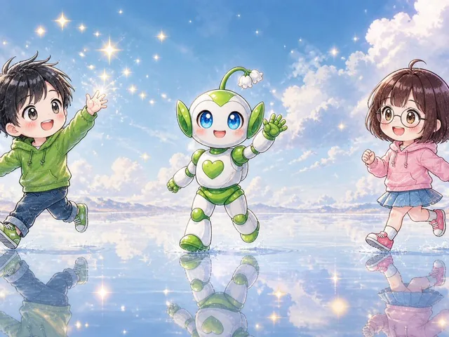Chibi Friends on Sparkling Water preview image 1
