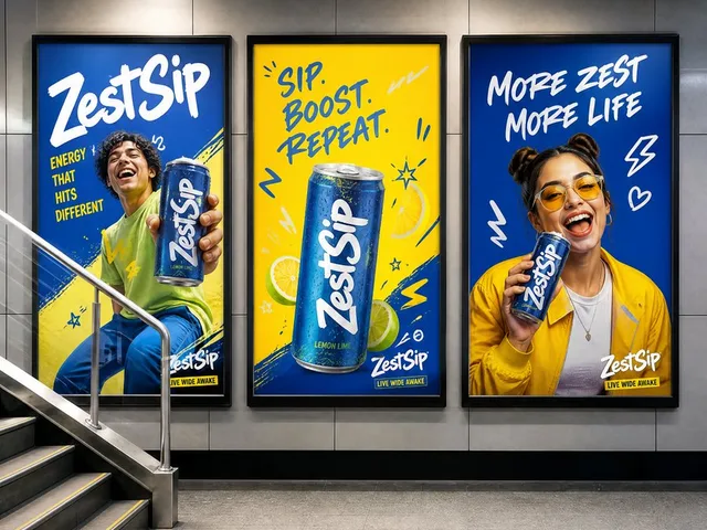 Modern Transit Station Ad Scene preview image 1