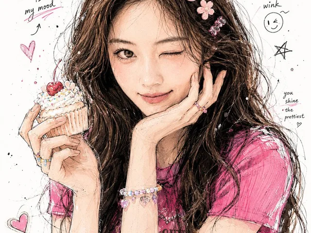 Korean Graffiti Illustration Portrait preview image 1