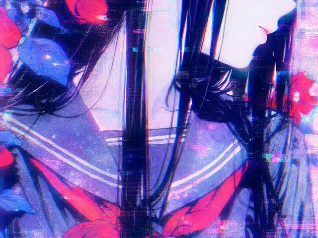 Ethereal Glitch Art Illustration preview image 1