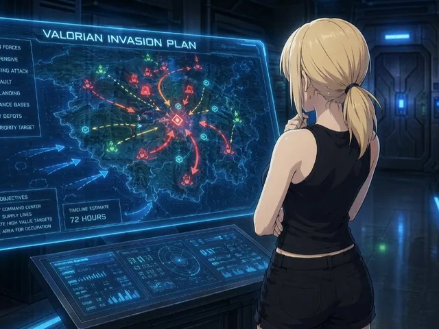 Anime Sci-Fi Invasion Strategy Room preview image 1
