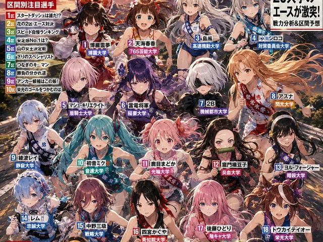 Anime Hakone Ekiden Magazine Cover preview image 1