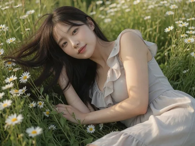 Daisy Field Cinematic Portrait preview image 1