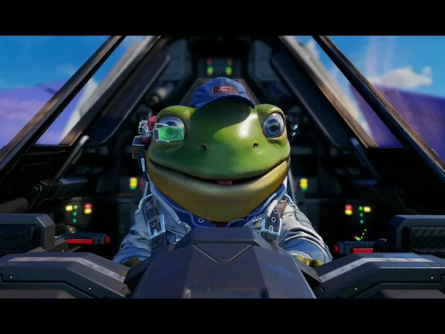 Cute Frog Fighter Pilot preview image 1