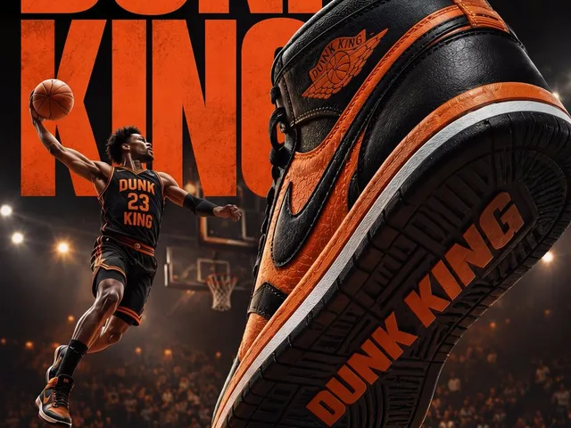 High-Energy Sneaker Ad Poster preview image 1