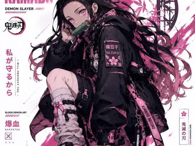 Anime Techwear Character Poster preview image 1