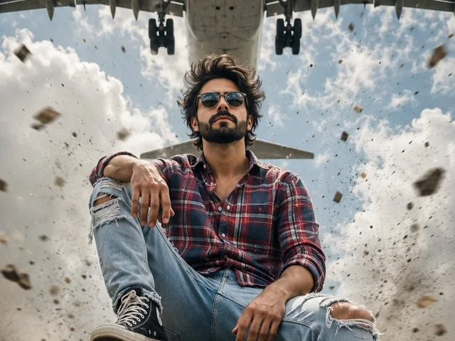 Extreme Low Angle Airplane Portrait preview image 1