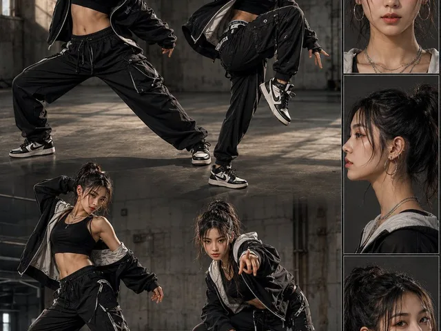 Street Dance Character Design Layout preview image 1