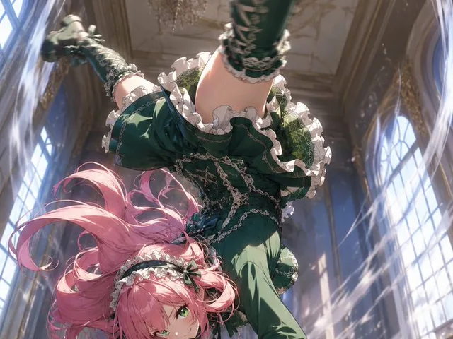 Gothic Maid Acrobatic Kick preview image 1