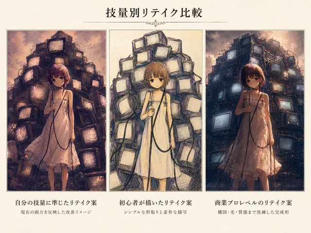 三级插画重绘对比 preview image 1