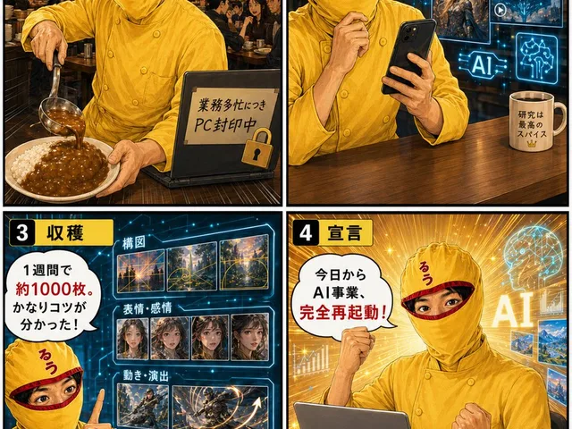 Curry Chef AI Restart Comic preview image 1