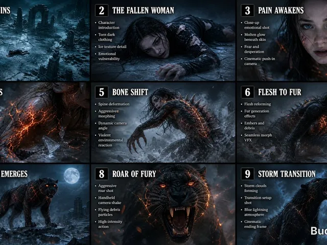Dark Fantasy Storyboard Infographic preview image 1
