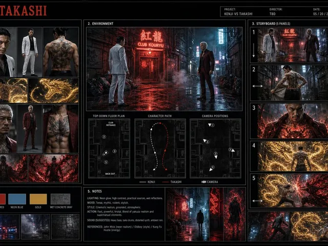 Cinematic Film Pre-Production Sheet preview image 1