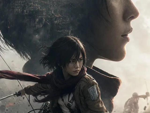 Post-Apocalyptic Titan Anime Poster preview image 1