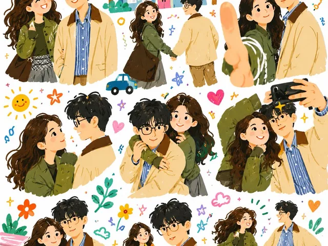 Whimsical Couple Diary Collage preview image 1