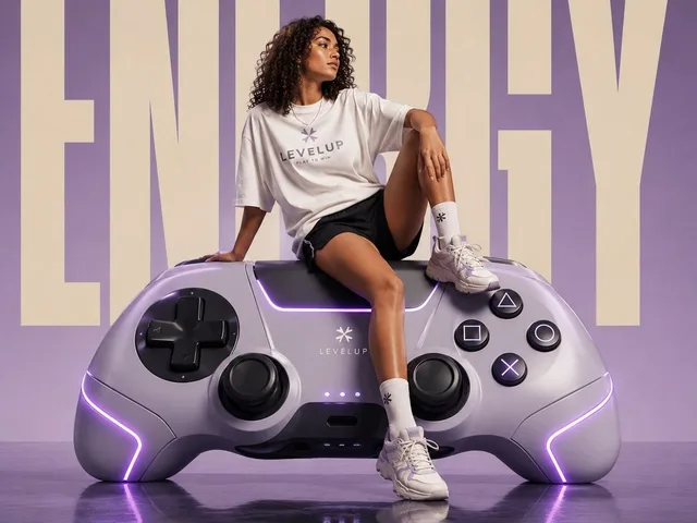 Futuristic Streetwear Campaign Poster preview image 1