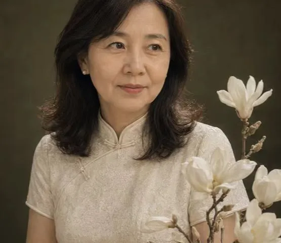 复古新中式旗袍肖像格子 preview image 1