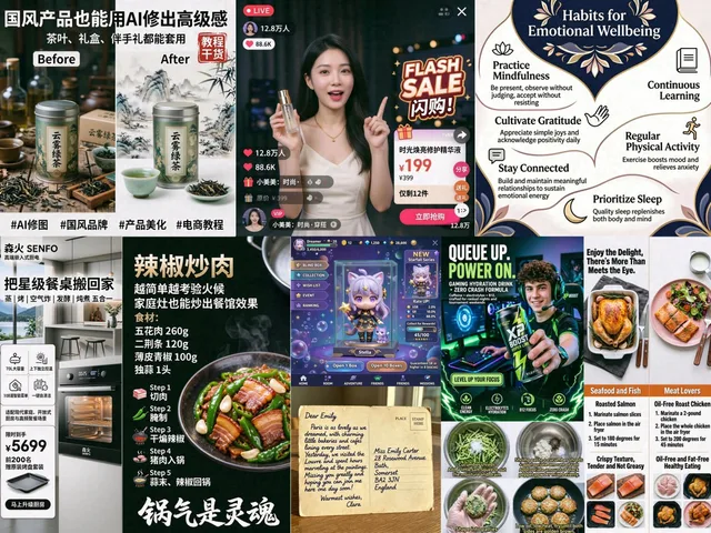 人工智能广告和信息图表能力拼贴 preview image 1