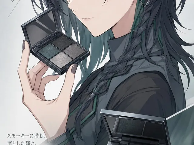 夜曲面纱眼睛动漫美女海报 preview image 1