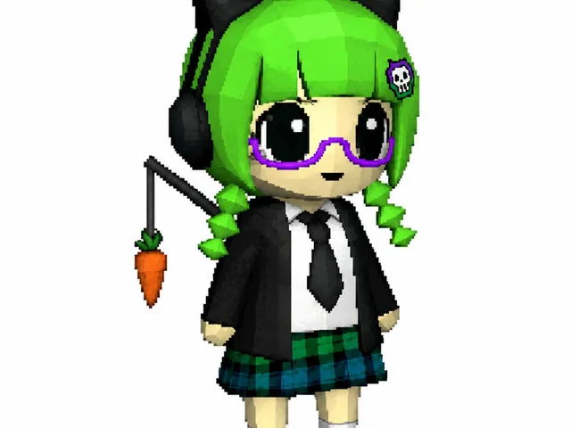 Voxel Chibi Cat-Ear Girl preview image 1
