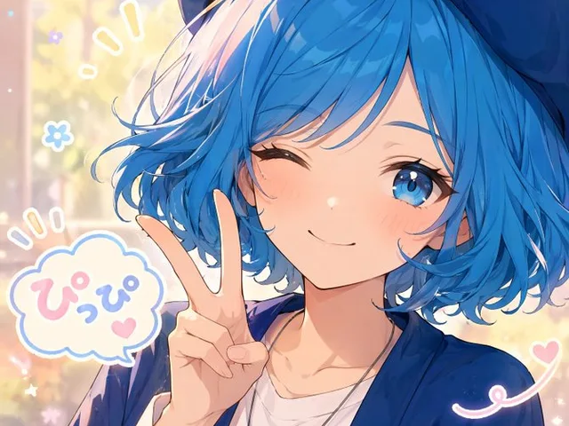 Pastel Anime Morning Greeting Portrait preview image 1