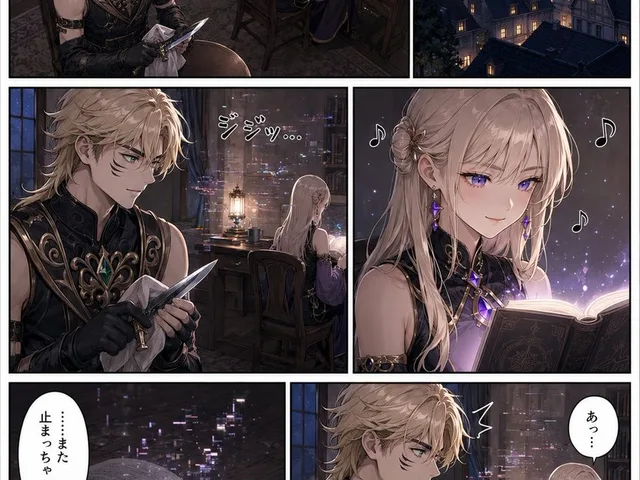 Dark Fantasy Manga Page preview image 1