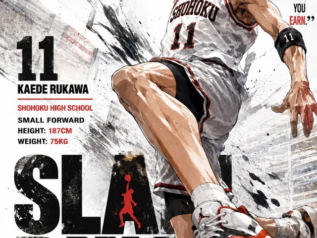 Anime Style Basketball Athlete Poster preview image 1