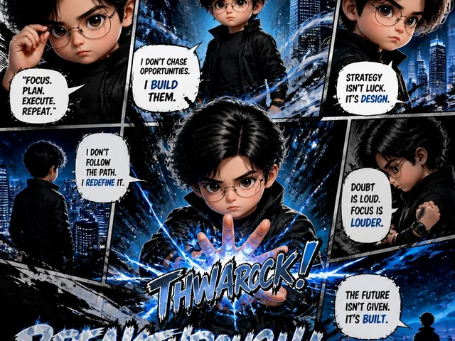 Motivational Comic Breakthrough Poster preview image 1