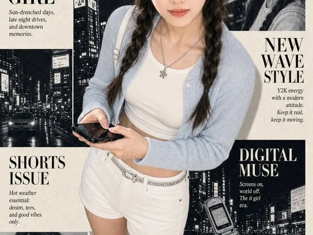 Y2K City Girl Magazine Cover preview image 1