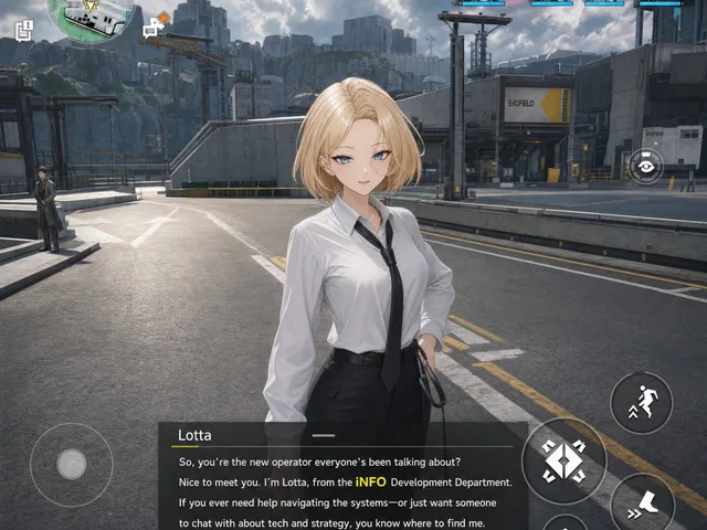 Sci-Fi Gacha RPG Dialogue Screenshot preview image 1