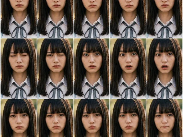 Photoreal FACS Expression Grid preview image 1