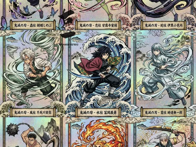 Ukiyo-e Demon Slayer Card Grid preview image 1