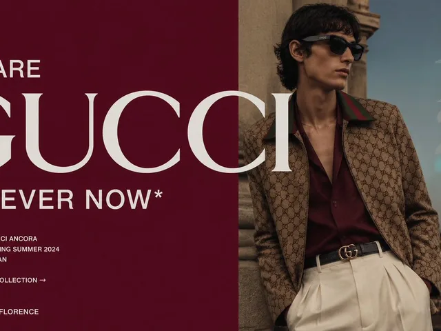 Luxury Gucci Campaign Poster preview image 1