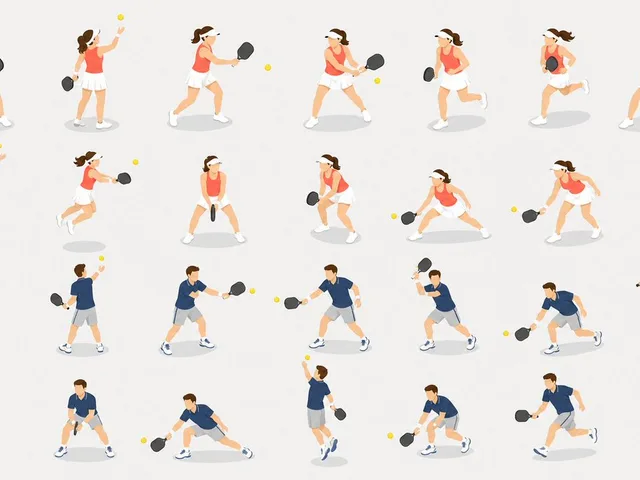 Pickleball Player Pose Set preview image 1