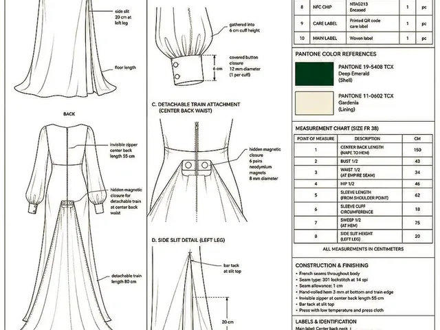Technical Fashion Specification Sheet preview image 1