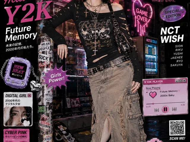 Cyberpunk Y2K Editorial Cover preview image 1