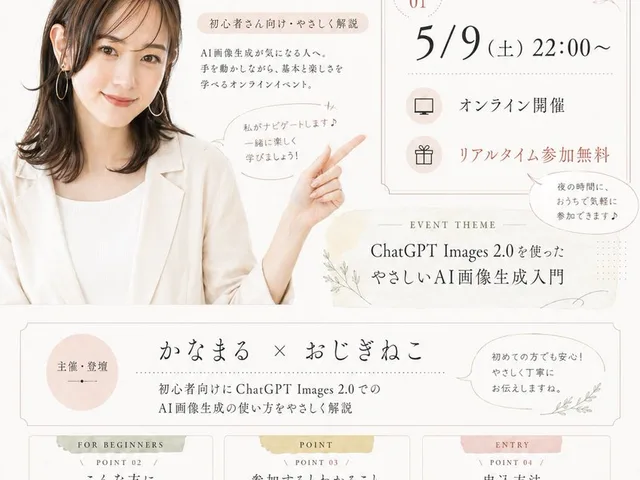 Japanese AI Seminar Flyer preview image 1