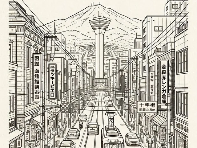 Hakodate Vintage Travel Poster preview image 1