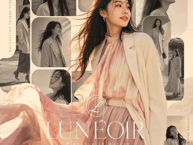 Elegant Portrait Collage Artwork preview image 1