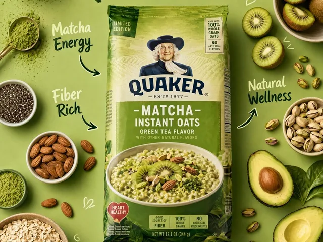 Healthy Breakfast Flat-Lay Ad Poster preview image 1