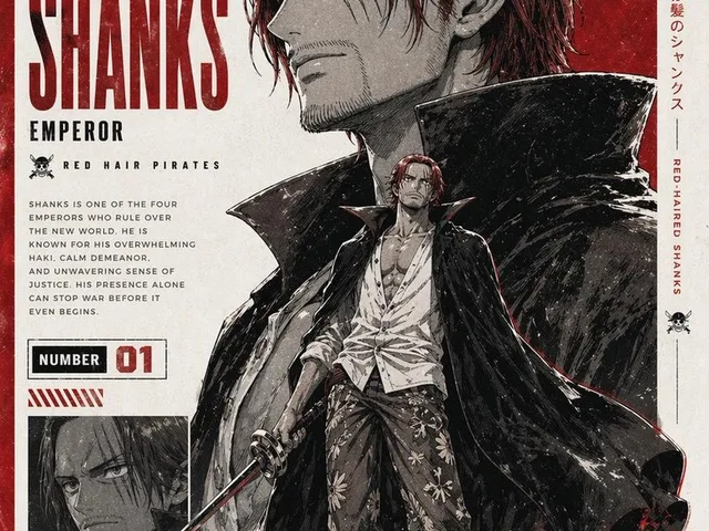 Epic Anime Pirate Poster Design preview image 1
