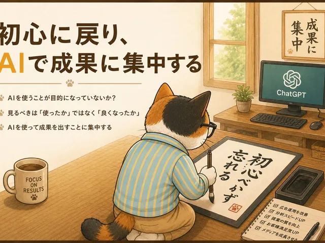 Calico Cat AI Focus Poster preview image 1
