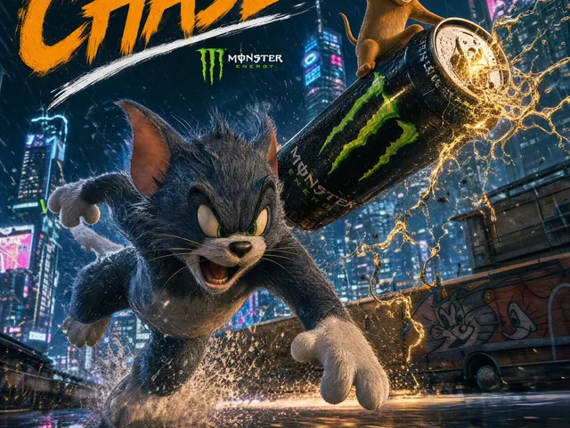 Tom and Jerry Energy Drink Ad preview image 1