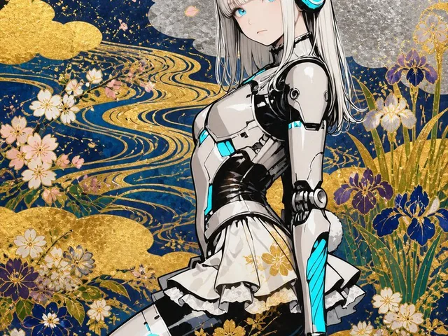 Rinpa Style Decorative Illustration preview image 1