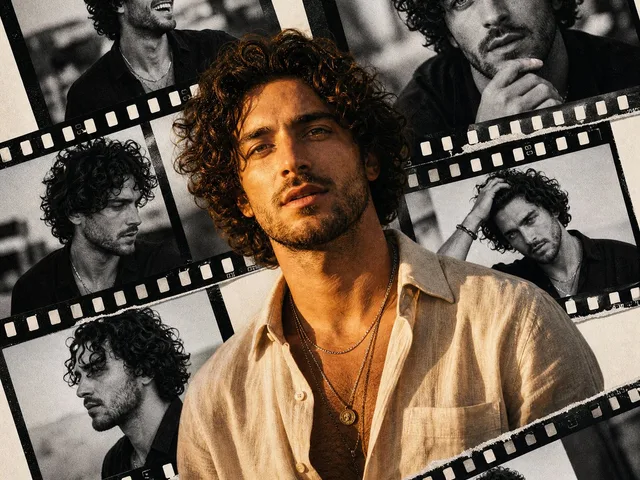 Retro Cinema Portrait Collage preview image 1