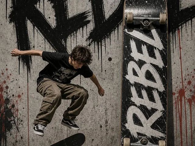 Rebel Urban Skateboard Advertisement Poster preview image 1
