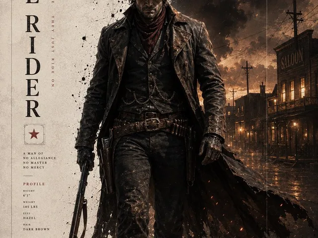 Dark Western Outlaw Poster preview image 1