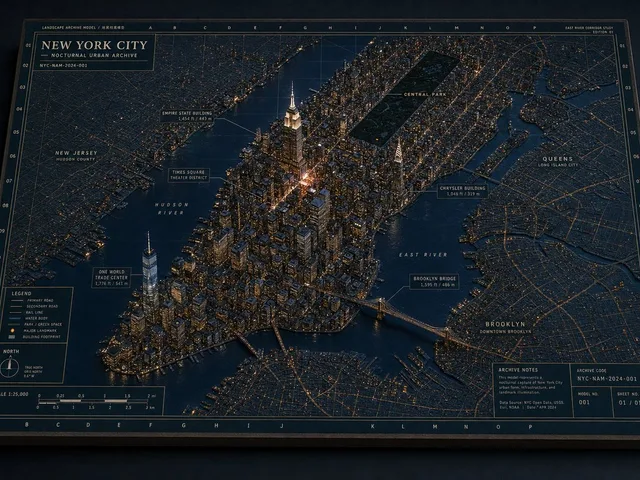 New York Night Archive Diorama preview image 1
