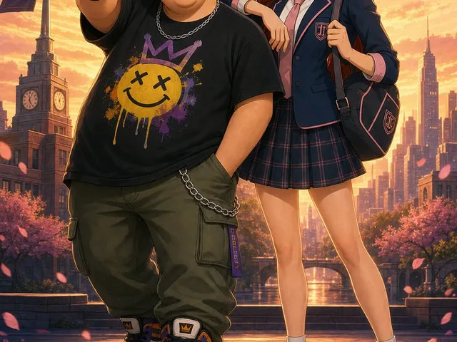 Anime Duo School Poster preview image 1